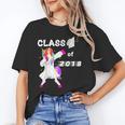 Class Of 2018 Graduation Him Her Unicorn Dabbing Shirt Unisex T-Shirt
