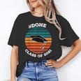 Class Of 2021 Done Senior Graduation Retro Sunset Unisex T-Shirt