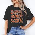 Class Of 2025 Senior Orange And Student Graduation Unisex T-Shirt