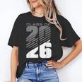 Class Of 2026 High School Senior Graduation Grey Sport Style Unisex T-Shirt