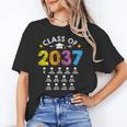 Class Of 2037 Grow With Me Checklist Graduation Unisex T-Shirt