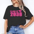 Class Of 2038 Pink Girls Growing Up School Memory Graduation Unisex T-Shirt