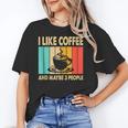 I Like Coffee And Maybe 3 People Introvert Anti-Social Unisex T-Shirt