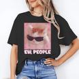 Cool Cat Meme Ew People Anti Social Introvert Cute Cat Unisex T-Shirt Cool Cat Meme Ew People Anti Social Introvert Cute Cat Unisex T-Shirt