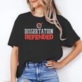 Dissertation Defended Doctorate Doctoral PhD Graduation Unisex T-Shirt