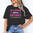 Doctoral Degree Graduation Woman With a Doctorate Unisex T-Shirt