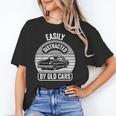 Easily Distracted By Old Cars Graphic Nostalgia Unisex T-Shirt