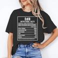 EdD Doctor Of Education Nutrition Doctorate Graduation Unisex T-Shirt