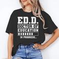 EdD Doctor Of Education In Progress EdD Graduation Unisex T-Shirt