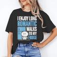 I Enjoy Long Romantic Walks To My Fridge Introvert Unisex T-Shirt