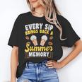 Every Sip Brings Back A Summer Memory Iced Coffee Unisex T-Shirt