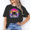Ew Cat Misanthrope Introvert Synthwave 80s Unisex T-Shirt Ew Cat Misanthrope Introvert Synthwave 80s Unisex T-Shirt