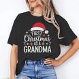 First Christmas As A Grandma Holiday New Grandmother Memory Unisex T-Shirt