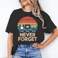 Floppy VHS Cassette Never Forget Retro 80s 90s Nostalgia Unisex T-Shirt