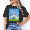 Frutiger Aero Aesthetic Tech Cherry Blossom Fishes Bubbles Unisex T-Shirt Frutiger Aero Aesthetic Tech Cherry Blossom Fishes Bubbles Unisex T-Shirt