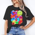 Frutiger Aero Aesthetic Tech Orb Pattern Heart Cherry Lips Unisex T-Shirt