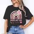 Fun Happy Last Day Of School Girl Student Graduation Rainbow Unisex T-Shirt