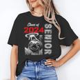 Fun Trendy UFO Sloth Graduation Class Of 2024 Senior Unisex T-Shirt