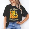 Go Away I'm Introverting Cat Coffee Headphones Unisex T-Shirt Go Away I'm Introverting Cat Coffee Headphones Unisex T-Shirt