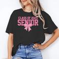 Graduate 2025 Class Of 2025 Senior Coquette Bow Graduation Unisex T-Shirt
