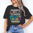Graduation Shirt For 5th Grader Goodbye Hello Middle School Unisex T-Shirt