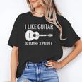 I Like Guitar & Maybe 3 People Music Introvert Guitar Unisex T-Shirt