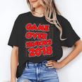 High School Graduation Tshirt Game Over Senior Class Of 2018 Unisex T-Shirt