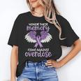 Honor Their Memory Overdose Awareness Support Unisex T-Shirt Honor Their Memory Overdose Awareness Support Unisex T-Shirt