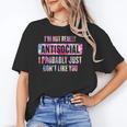 I'm Not Antisocial I Probably Just Don't Like You Introvert Unisex T-Shirt