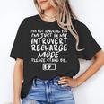 I'm Not Ignoring You I'm Just In My Introvert Recharge Mode Unisex T-Shirt I'm Not Ignoring You I'm Just In My Introvert Recharge Mode Unisex T-Shirt