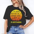 I'm Outstanding Retro Introvert Mountain Trip Lover Unisex T-Shirt