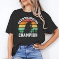 INTJ Introverts Shy Introvert Overthinking Champion Unisex T-Shirt