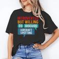 Introvert Aircraft Spotting Lovers Men & Women Unisex T-Shirt