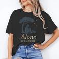 Introvert Alone Is Enough Social Battery Low Antisocial Unisex T-Shirt
