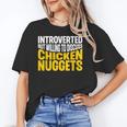 Introvert Antisocial Chicken Nugget Lover Foodie Unisex T-Shirt Introvert Antisocial Chicken Nugget Lover Foodie Unisex T-Shirt