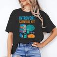 Introvert Book Lover Introvert Survival Kit Unisex T-Shirt Introvert Book Lover Introvert Survival Kit Unisex T-Shirt