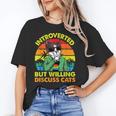 Introvert Cats Sarcasm Cat Lover Introverts Unisex T-Shirt