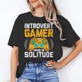 Introvert Gamer Video Games Anti Social Team Player Unisex T-Shirt Introvert Gamer Video Games Anti Social Team Player Unisex T-Shirt