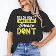 Introvert Tips On How To Talk To Me Please Don't Antisocial Unisex T-Shirt