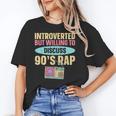 Introverted But Willing To Discuss 90's Rap Unisex T-Shirt Introverted But Willing To Discuss 90's Rap Unisex T-Shirt