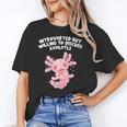 Introverted But Willing To Discuss Axolotl Salamander Unisex T-Shirt Introverted But Willing To Discuss Axolotl Salamander Unisex T-Shirt