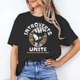 Introverts Unite Separately Own Homes Emblem Unisex T-Shirt