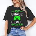 Kids 1st Grade Level Unlocked Back To School Gamer Graduation Unisex T-Shirt
