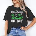 Kindergarten Is History Dinosaur Graduation Unisex T-Shirt
