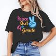 Last Day Of School Peace Out Grade 4 Graduation Kids Unisex T-Shirt