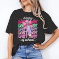 Last Day Of School Shirt Coquette Bow School Graduation Unisex T-Shirt