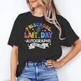 Last Day Of School Year 2025 Preschool Autograph Graduation Unisex T-Shirt