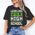 Leveling Up To High School Tee Shirt Gaming Graduation Unisex T-Shirt