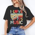 I Love 70's Music Retro Style Nostalgia Cassette 1970s Party Unisex T-Shirt