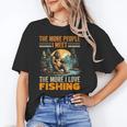 I Love Fishing Bigfoot Fisherman Introvert Sarcastic Unisex T-Shirt